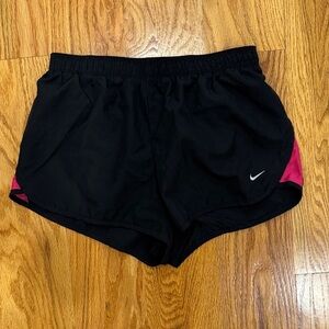 Nike Dri fit  Women's Athletic Shorts - Black and Pink